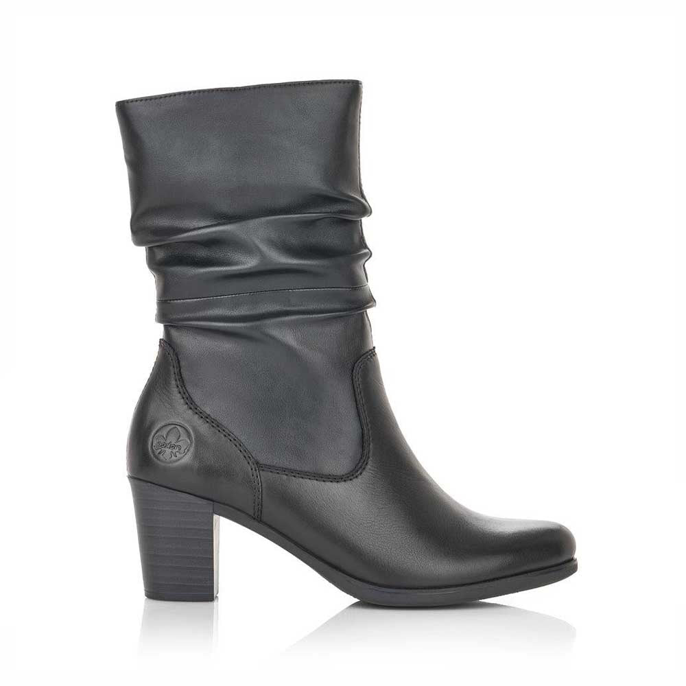 RIEKER Y8983/00 BLACK - Women High Boots - Collective Shoes 