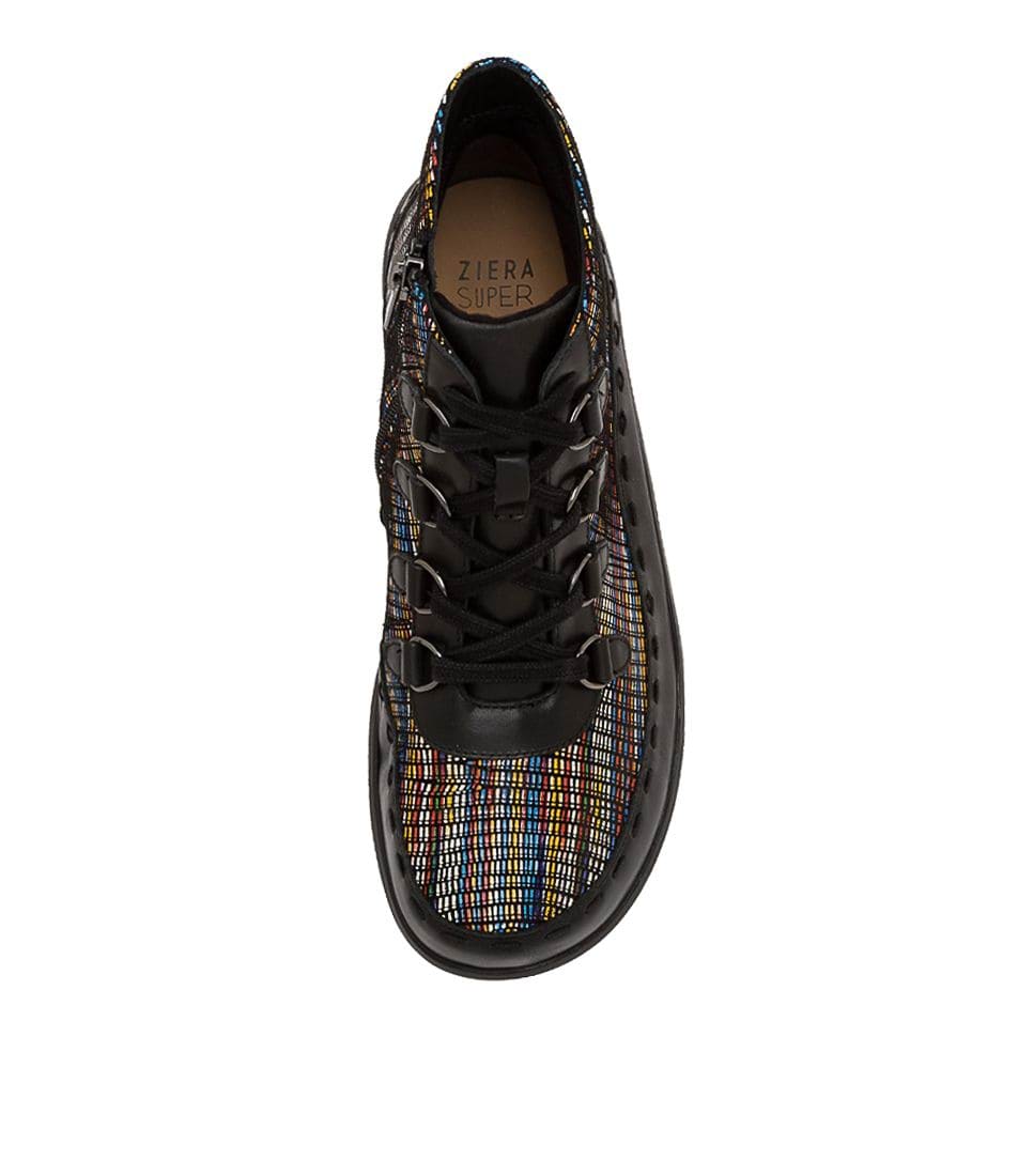 ZIERA ALEXIA BLACK BRIGHT MULTI - Women Boots - Collective Shoes 