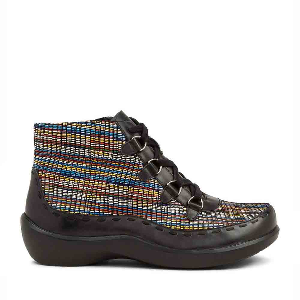 ZIERA ALEXIA BLACK BRIGHT MULTI - Women Boots - Collective Shoes 
