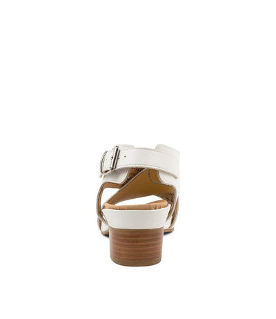 ZIERA ARLIN WHITE - Women Sandals - Collective Shoes 