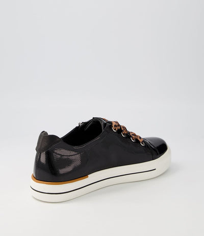 ZIERA AUDRY BLACK PATENT - Women sneakers - Collective Shoes 
