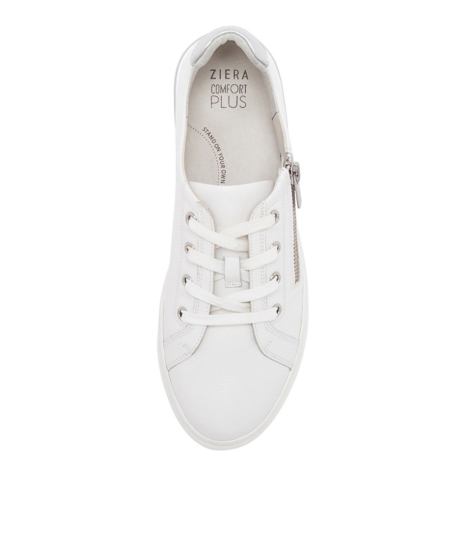 ZIERA AUDRY WHITE SILVER - Women sneakers - Collective Shoes 