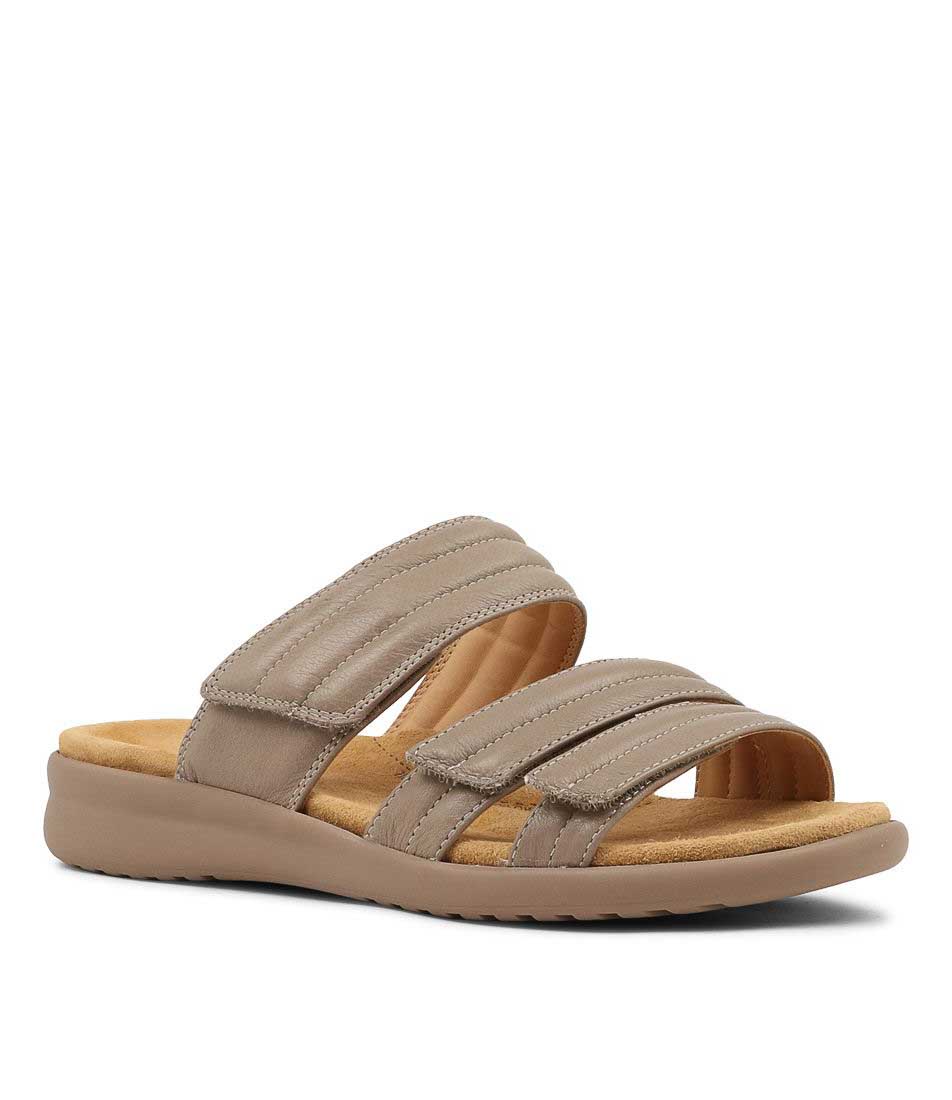 ZIERA BARBRA TAUPE - Women Slip On - Collective Shoes 