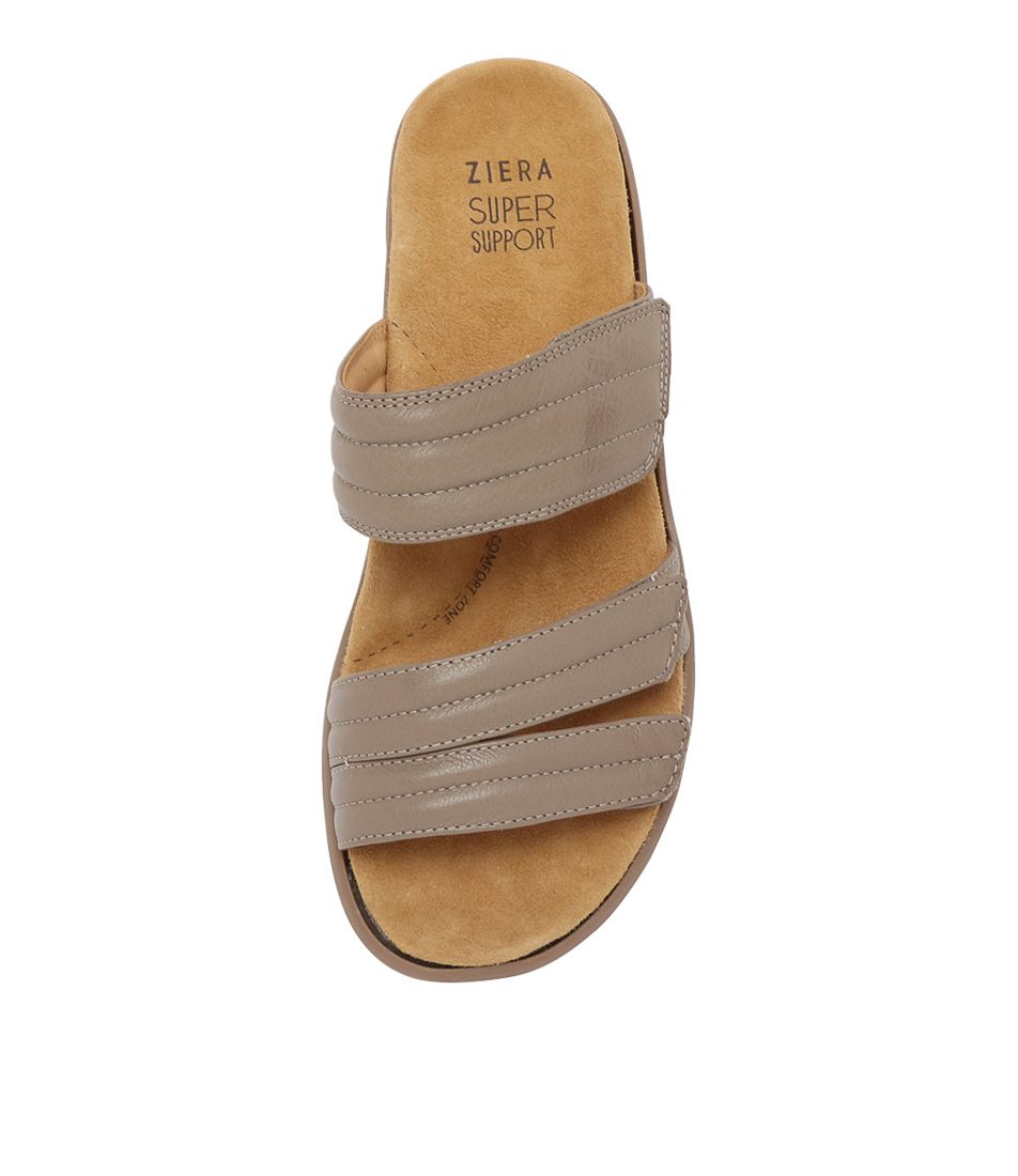 ZIERA BARBRA TAUPE - Women Slip On - Collective Shoes 