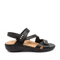 Load image into Gallery viewer, ZIERA BEAUX BLACK - Women Sandals - Collective Shoes 
