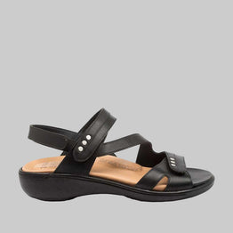 ZIERA BEAUX BLACK - Women Sandals - Collective Shoes 