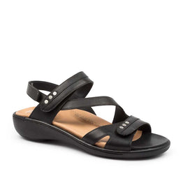 ZIERA BEAUX BLACK - Women Sandals - Collective Shoes 