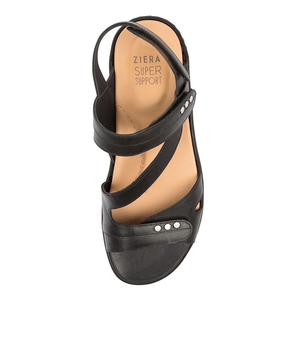 ZIERA BEAUX BLACK - Women Sandals - Collective Shoes 