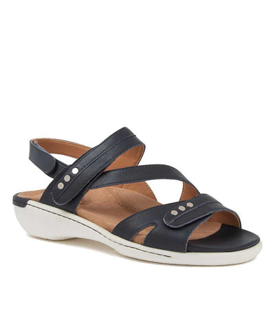 ZIERA BEAUX NAVY - Women Sandals - Collective Shoes 