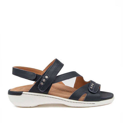 ZIERA BEAUX NAVY - Women Sandals - Collective Shoes 