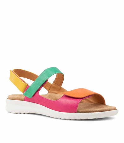 ZIERA BENJI BRIGHT MULTI - Women Sandals - Collective Shoes 