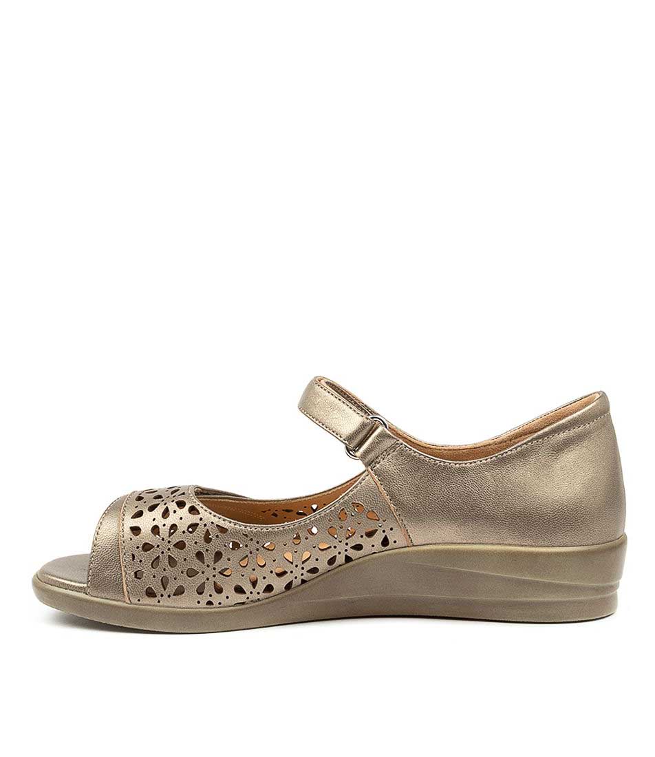 ZIERA DAFFODIL GREIGE - Women Sandals - Collective Shoes 