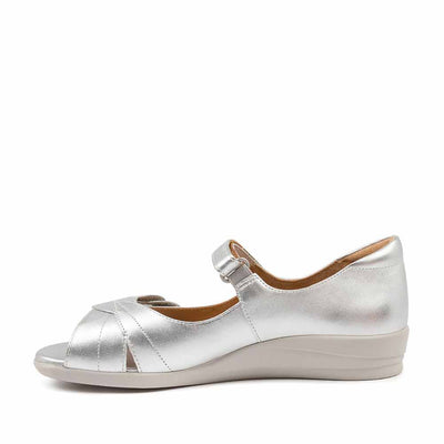 ZIERA DISCO SILVER - Women Sandals - Collective Shoes 