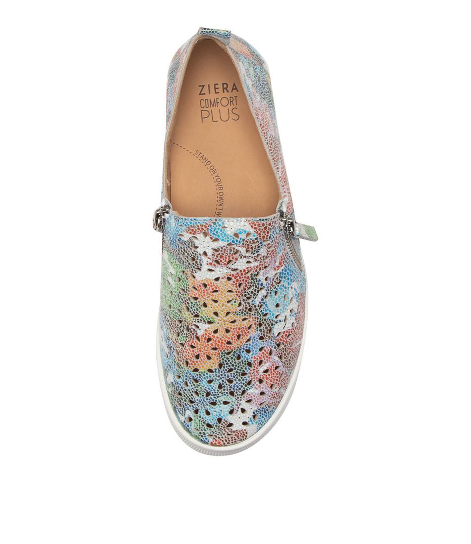 ZIERA DIXON WHITE FLORAL - Women Shoes - Collective Shoes 