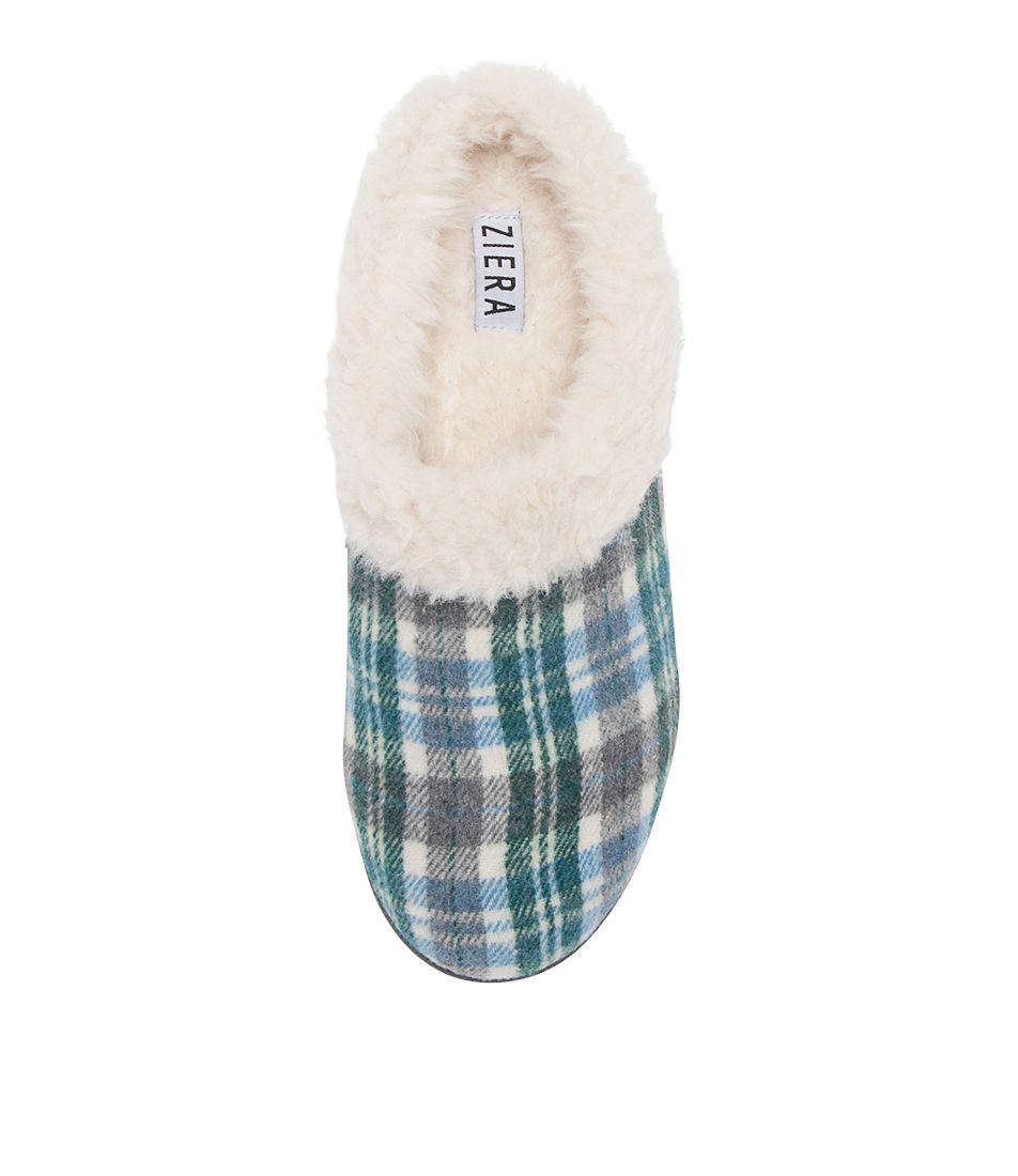 ZIERA FIFI BLUE GREY - Women slippers - Collective Shoes 