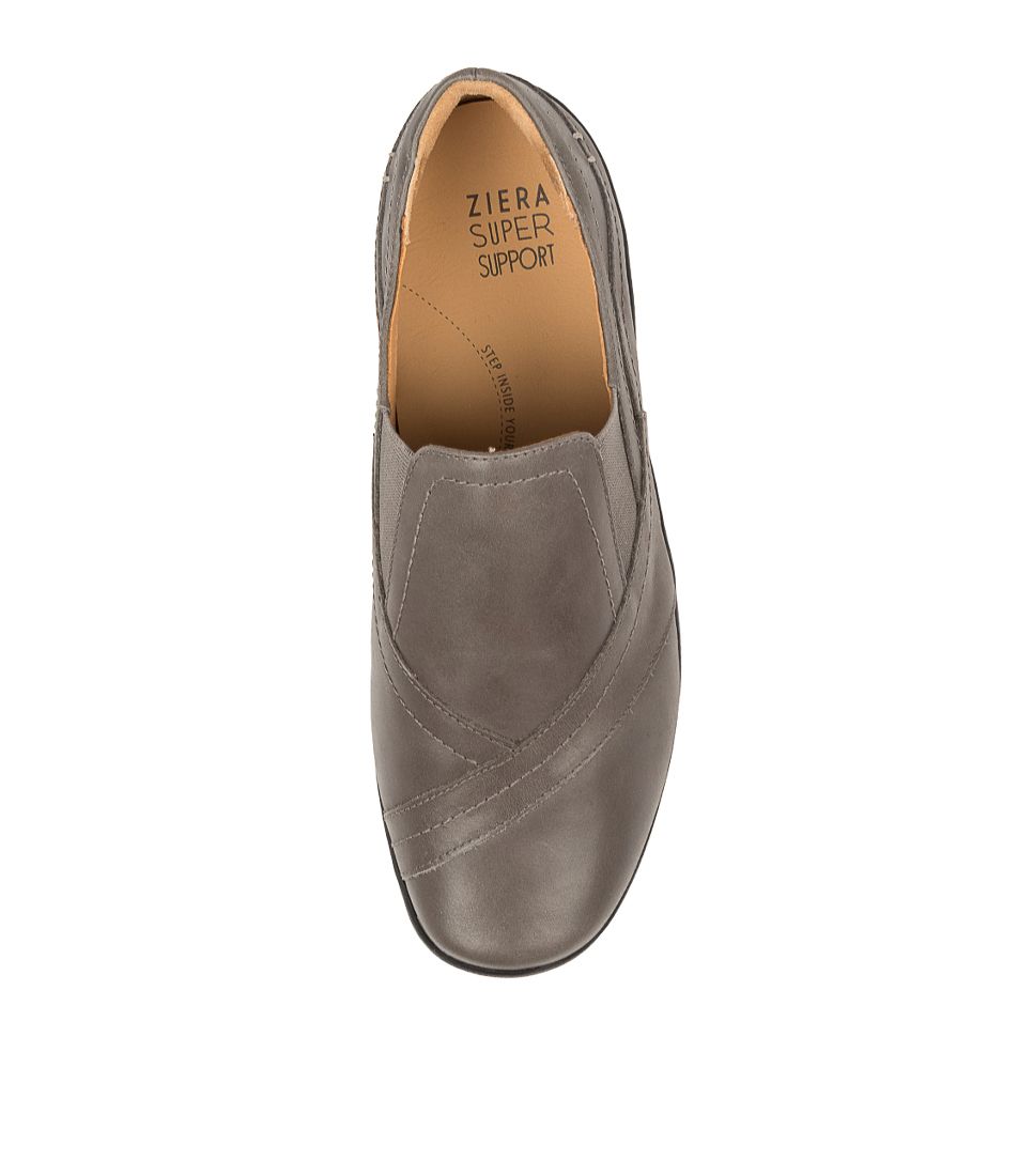 ZIERA JAVA GREY - Women Slip On - Collective Shoes 