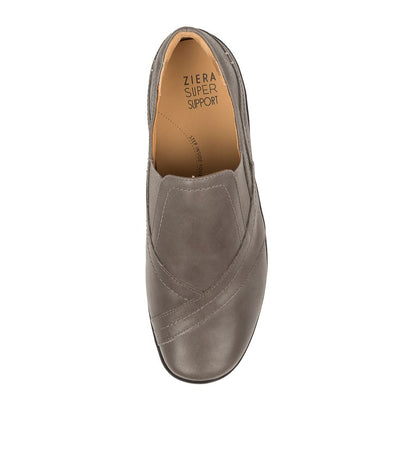 ZIERA JAVA GREY - Women Slip On - Collective Shoes 