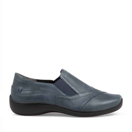 ZIERA JAVA NAVY - Women Slip On - Collective Shoes 