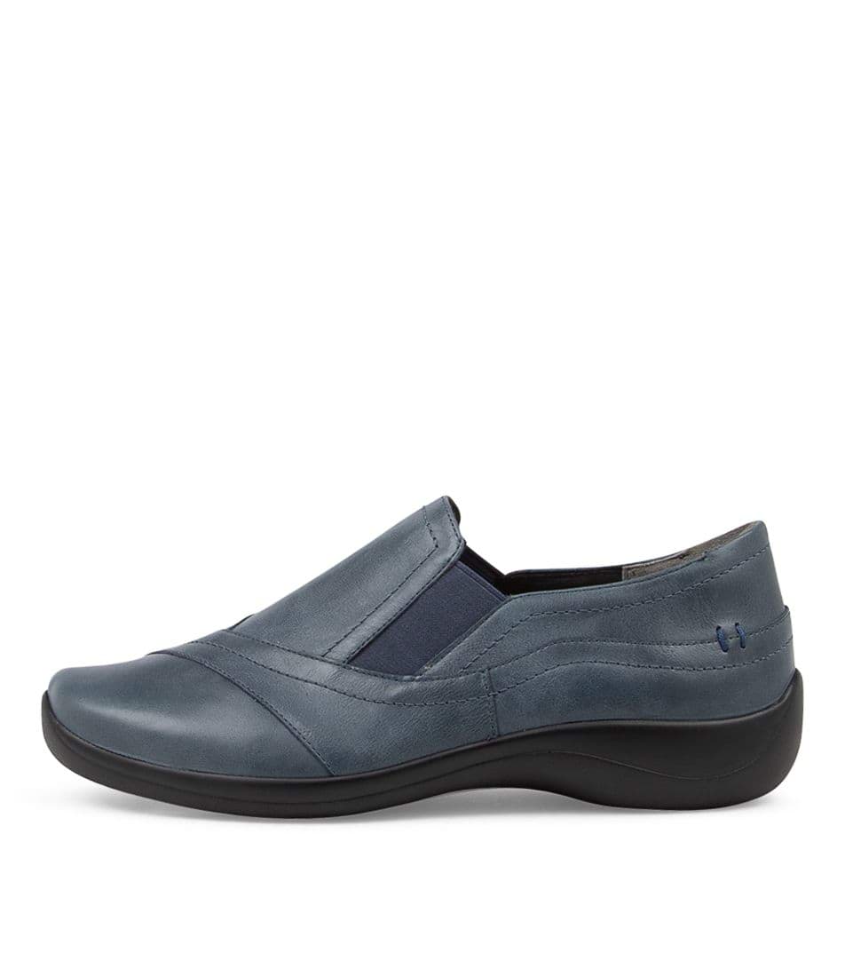 ZIERA JAVA NAVY - Women Slip On - Collective Shoes 