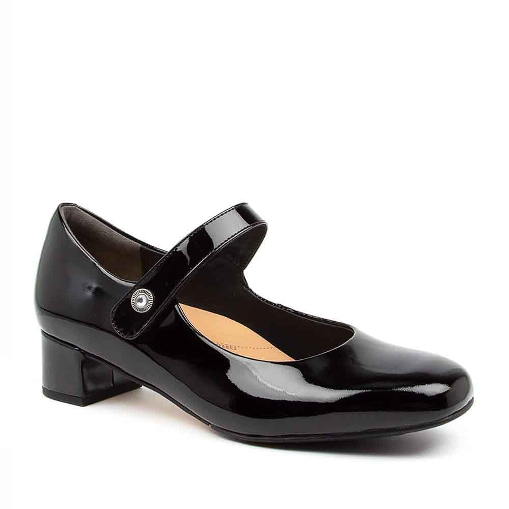 ZIERA KITTY W BLACK PATENT - Women Heels - Collective Shoes 