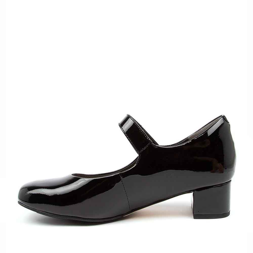 ZIERA KITTY W BLACK PATENT - Women Heels - Collective Shoes 