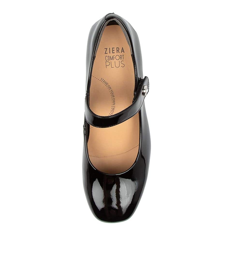 ZIERA KITTY W BLACK PATENT - Women Heels - Collective Shoes 