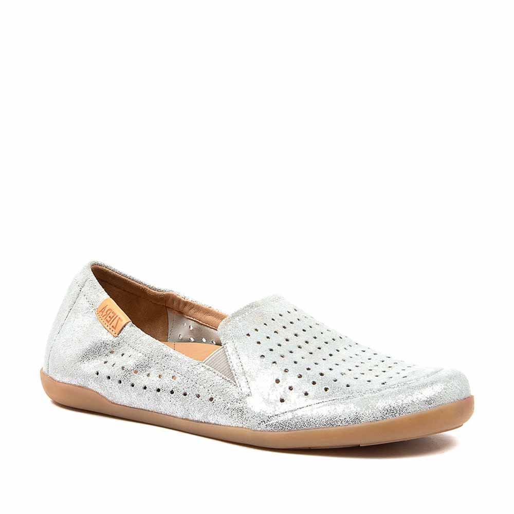ZIERA LIANA SILVER SHERBERT - Women Slip On - Collective Shoes 