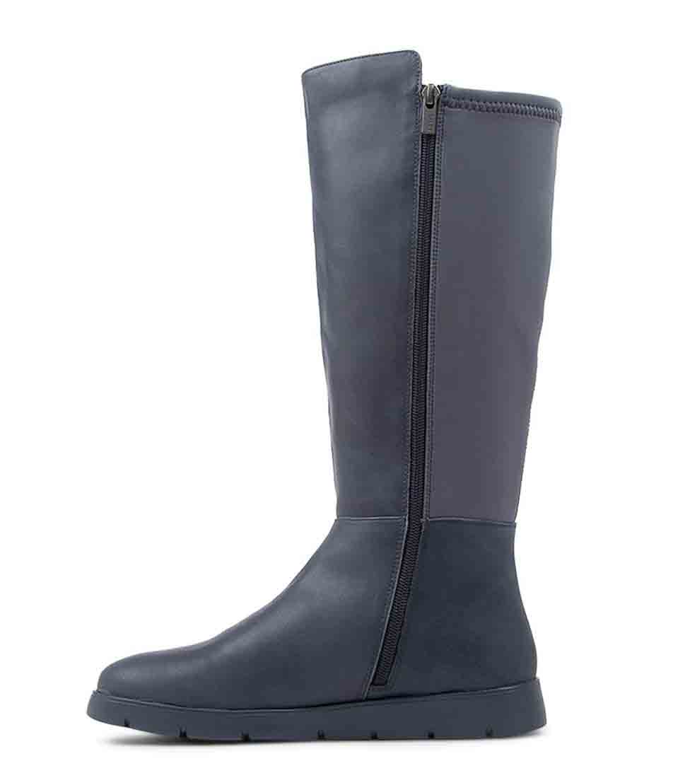 ZIERA MONAKA NAVY - Women High Boots - Collective Shoes 
