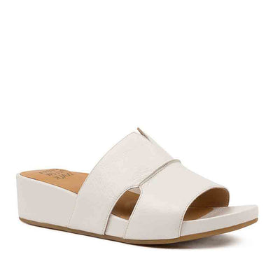 ZIERA MONICAH WHITE - Women Slip-ons - Collective Shoes 