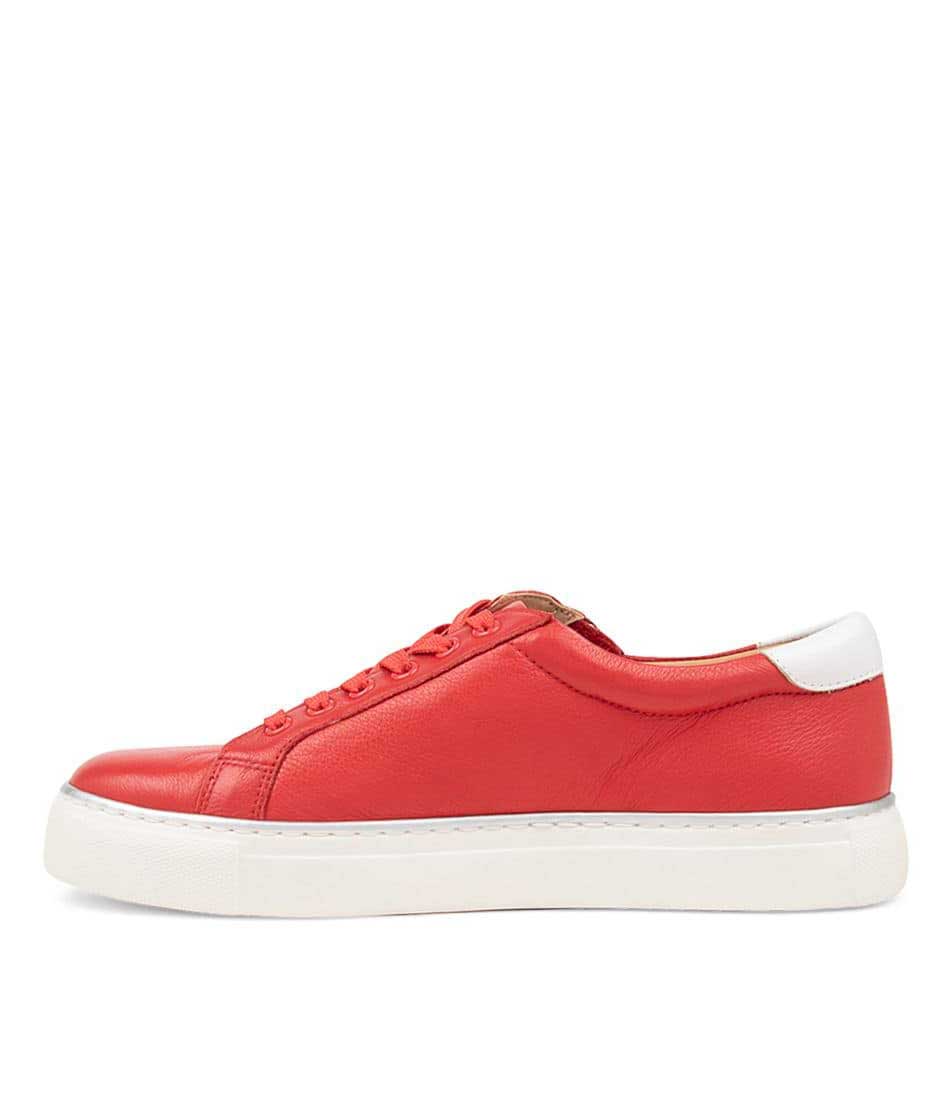 ZIERA PAMELA RED WHITE | Collective Shoes