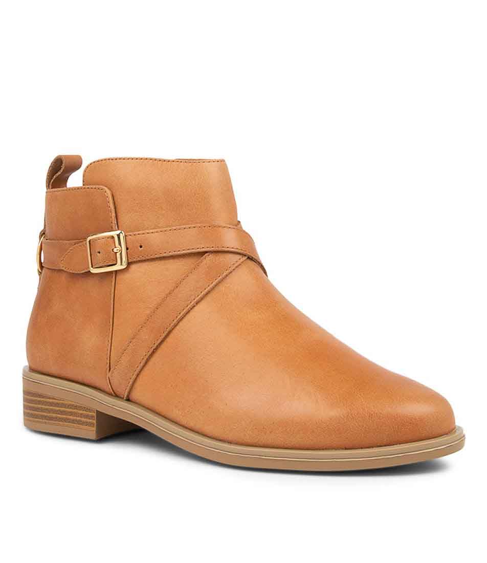 ZIERA SEBAS TAN - Women Boots - Collective Shoes 