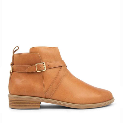 ZIERA SEBAS TAN - Women Boots - Collective Shoes 