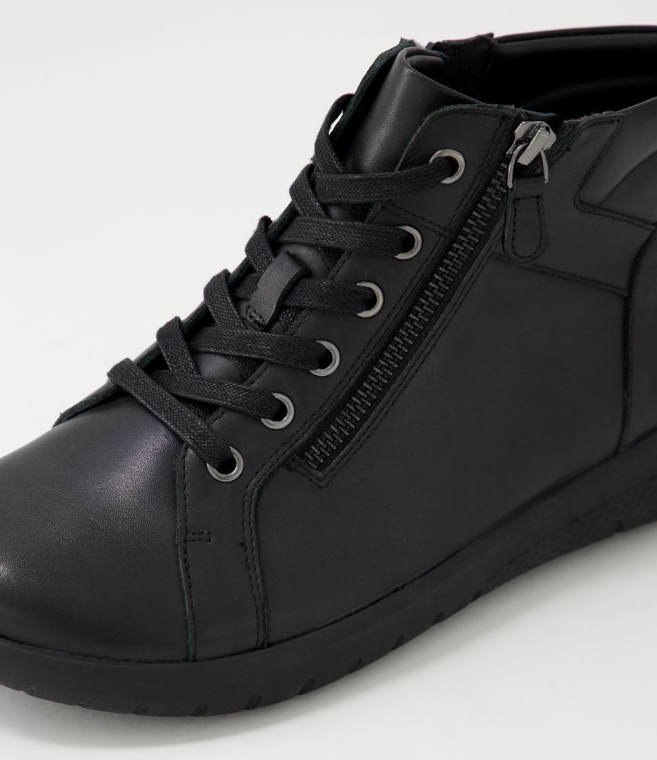 ZIERA SHAUNAT BLACK - Women Boots - Collective Shoes 