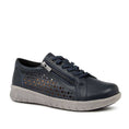 Load image into Gallery viewer, ZIERA SHOVO XF NAVY - Women Casuals - Collective Shoes 
