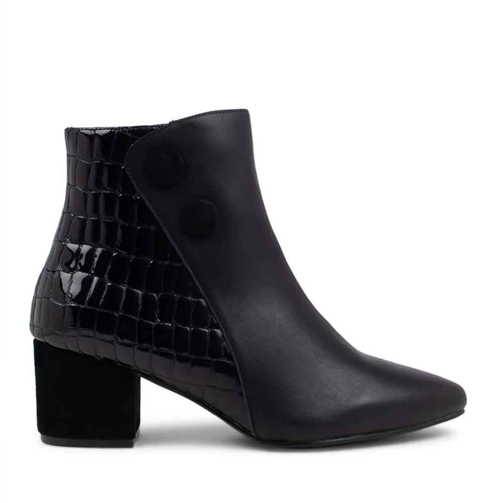 ZIERA VEYDA BLACK MIX - Women Boots - Collective Shoes 