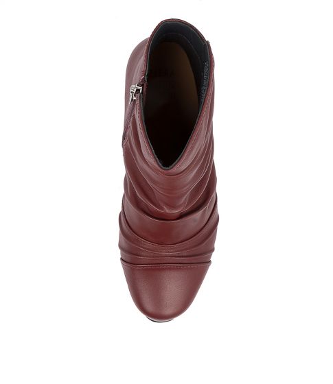 ZIERA CAMRYN DARK RED - Collective Shoes 