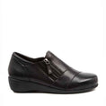 Load image into Gallery viewer, ZIERA SAGE BLACK - Women Slip On - Collective Shoes 

