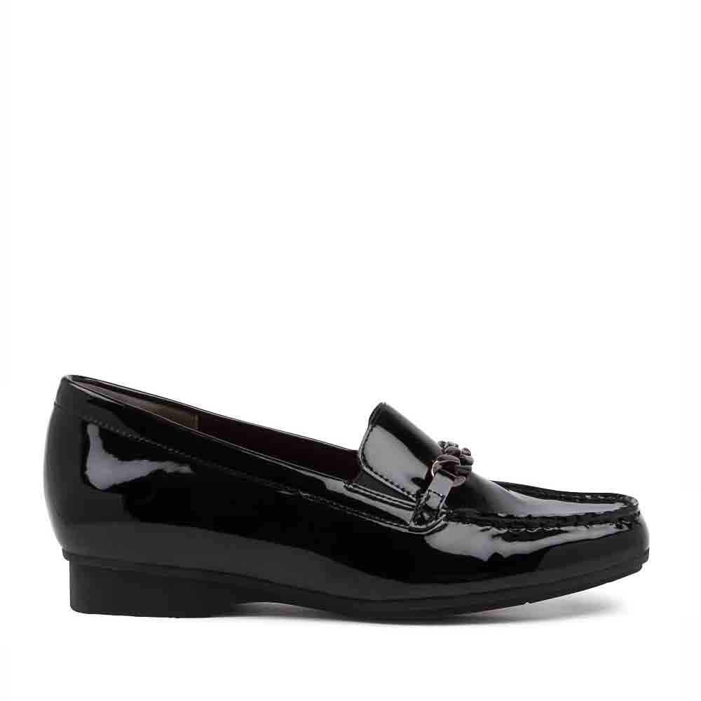 ZIERA FENDERS BLACK - Women Loafers - Collective Shoes 