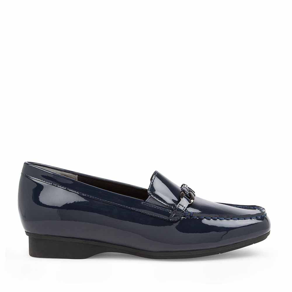 ZIERA FENDERS NAVY - Women Loafers - Collective Shoes 