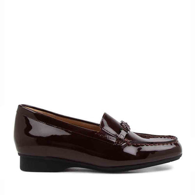 ZIERA FENDERS BORDEAUX - Women Loafers - Collective Shoes 