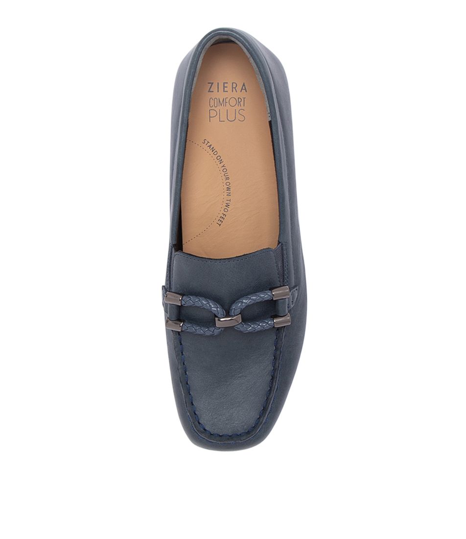 ZIERA FLOSSY NAVY - Women Loafers - Collective Shoes 