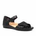 Load image into Gallery viewer, ZIERA DUSTY W BLACK - Women Sandals - Collective Shoes 
