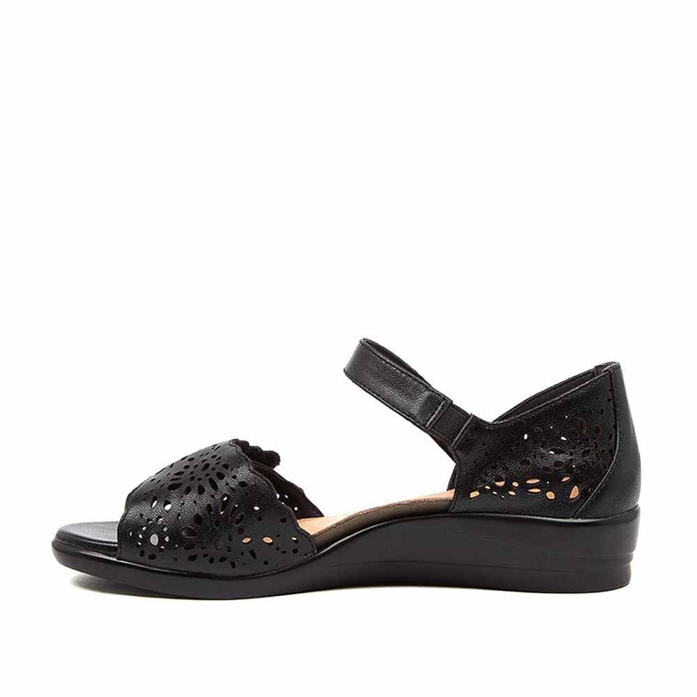 ZIERA DUSTY W BLACK - Women Sandals - Collective Shoes 