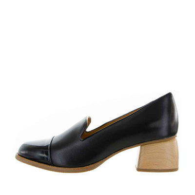 BRESLEY ABELA BLACK PATENT - Women Loafers - Collective Shoes 