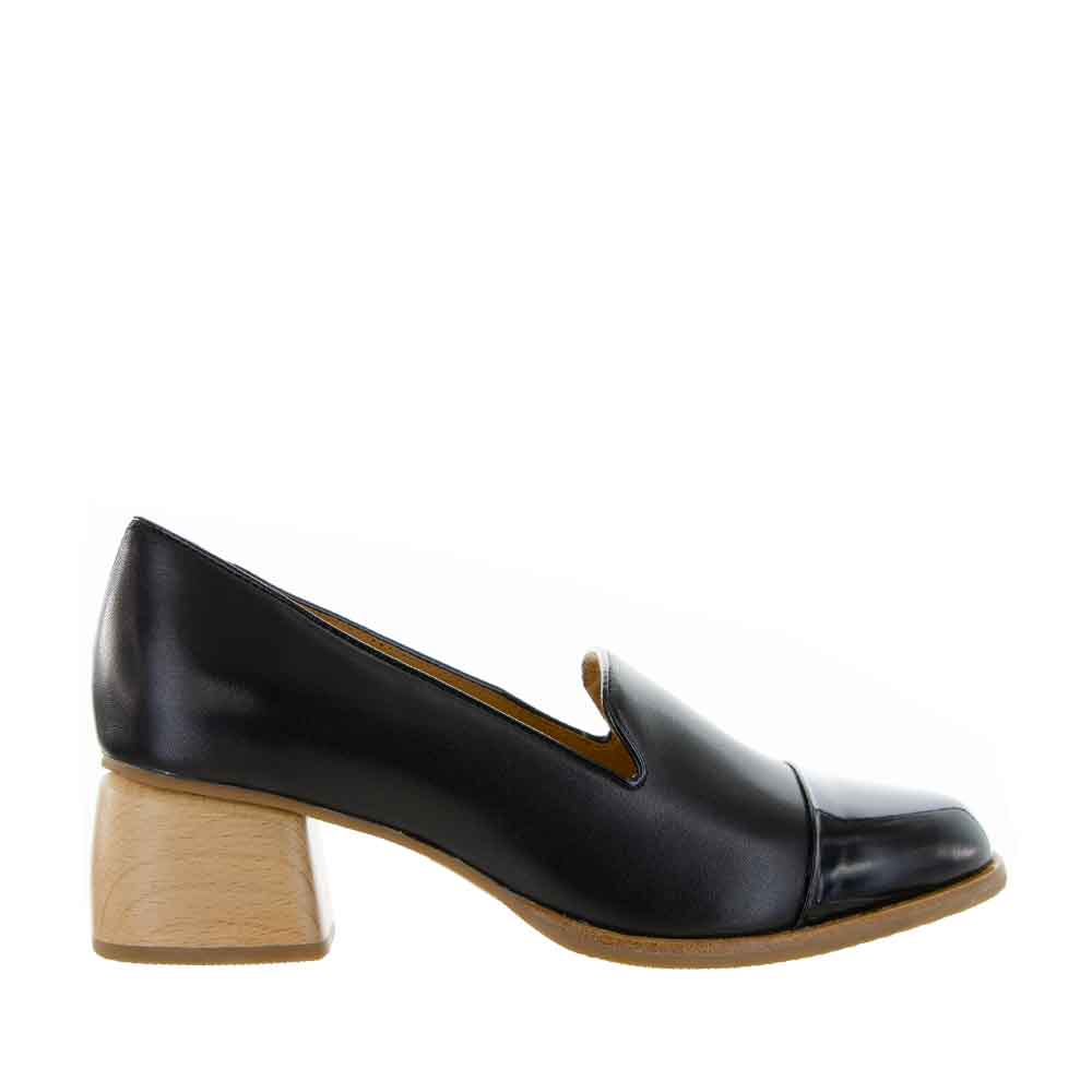 BRESLEY ABELA BLACK PATENT - Women Loafers - Collective Shoes 