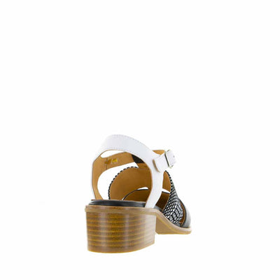 Bresley Actor Black White - Women Sandals - Collective Shoes 