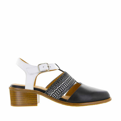 Bresley Actor Black White - Women Sandals - Collective Shoes 