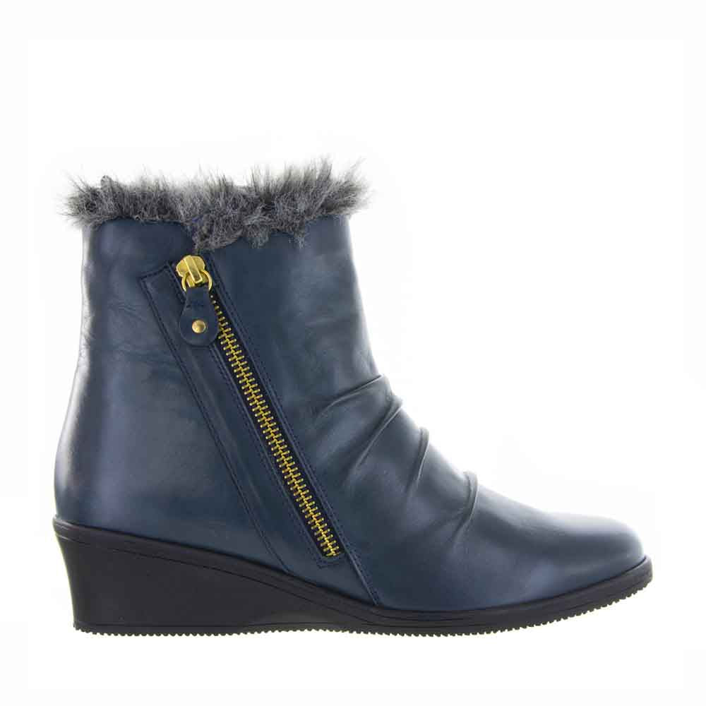 LESANSA ALLY NAVY Women Boots - Zeke Collection