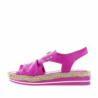 DJANGO & JULIETTE ALORA FUCHSIA - Women Sandals - Collective Shoes 