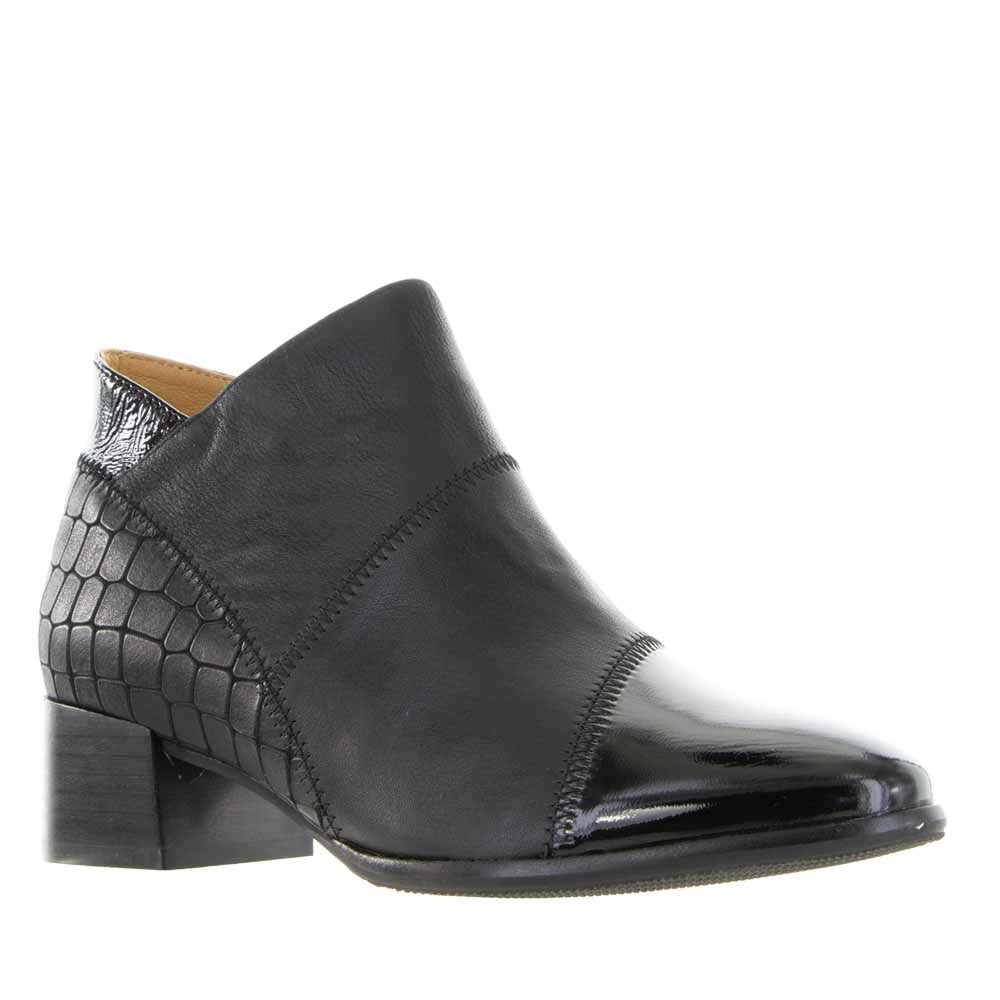 BRESLEY ARMOUR BLACK MIX - Women Boots - Collective Shoes 